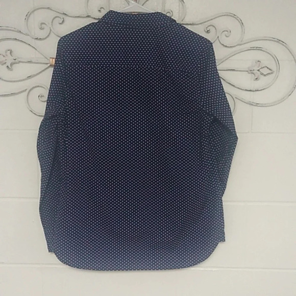 GAP COTTON, POLKA DOT, BOYFREIND FIT, BUTTON DOWN, SHIRT - Picture 4 of 7